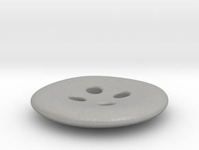 Asymmetrical designer buttons in Aluminum