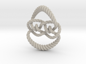 Knot 10₁₂₀ (Rope) in Natural Sandstone: Large