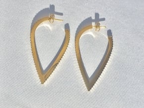 Ingranaggi Pinnacle Earrings for DDW17 in 18k Gold Plated Brass