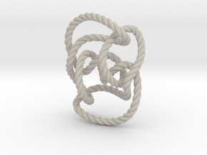 Knot 10₁₄₄ (Rope) in Natural Sandstone: Large