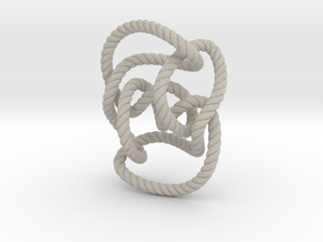 Knot 10₁₄₄ (Rope with detail) in Natural Sandstone: Large