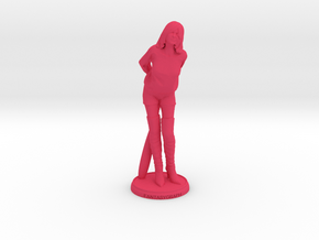 1/12 Halloween Girl Figurine in Pink Processed Versatile Plastic