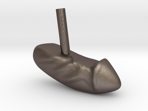 Putter  in Polished Bronzed Silver Steel