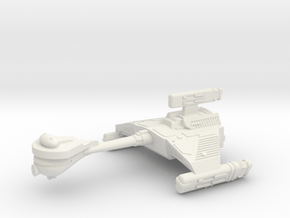 3788 Scale Klingon HF5 K-Refit Heavy War Destroyer in White Natural Versatile Plastic
