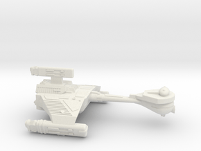 3125 Scale Klingon HF5 K-Refit Heavy War Destroyer in White Natural Versatile Plastic