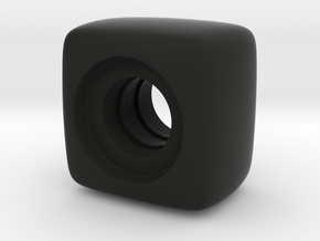 Fidget Cube Spinner - Solid in Black Premium Versatile Plastic