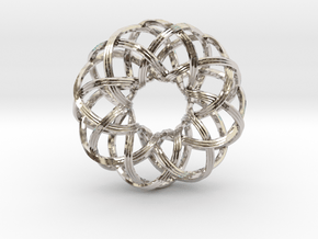 Rosa-8c3x (from $15) in Rhodium Plated Brass