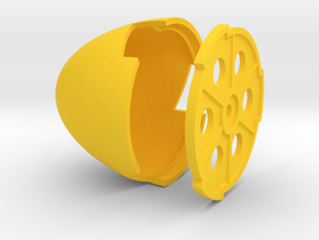 BF-109 spinner late 65mm diameter in Yellow Processed Versatile Plastic