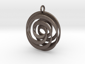Mobius VI in Polished Bronzed Silver Steel