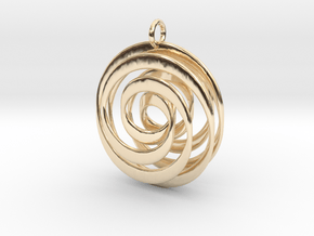 Mobius VI in 14k Gold Plated Brass