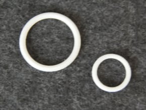 Knight's Belt Ring - 1:3 in White Natural Versatile Plastic