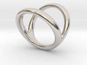 Ring 1 for fergacookie D1 3 D2 4 Len 180 in Rhodium Plated Brass