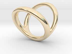 Ring 2 for fergacookie D1 2 1-2 D2 3 1-2 Len 20 in 14k Gold Plated Brass