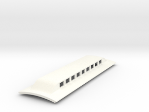 On30 Duckbill Roof for the Bachmann Side Door Cabo in White Processed Versatile Plastic