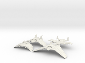 Tau'ri Attack Squadron: 1/270 scale in White Natural Versatile Plastic