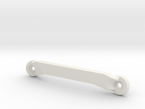 CW01 Chassis Brace - Front - Blank (No Lettering) in White Premium Versatile Plastic