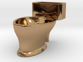 "Loo" coffee cup in Polished Brass