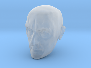 Caucasian Male 1/6 scale action figure head in Tan Fine Detail Plastic