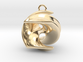 Excelate A1 in 14k Gold Plated Brass: Small