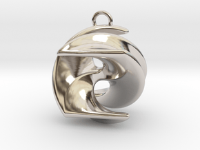 Excelate A1 in Rhodium Plated Brass: Small