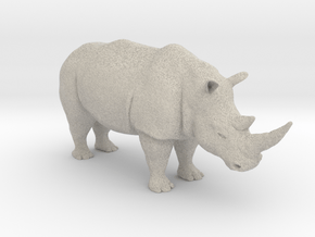 Rhinoceros in Natural Sandstone