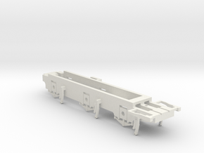 7mm - L&YR Class 28 - 0 Chassis in White Natural Versatile Plastic