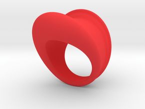 MyCity Tehran Ring  in Red Processed Versatile Plastic: Small