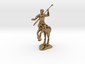 Centaur Warrior  in Natural Brass