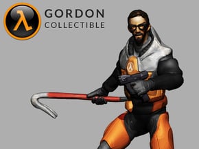 Gordon Freeman Desktop Collectible in Full Color Sandstone