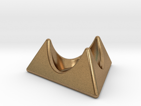 Fabergé egg cup holder in Natural Brass