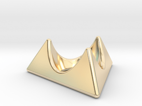 Fabergé egg cup holder in 14K Yellow Gold