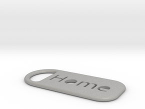 home_keychain in Aluminum