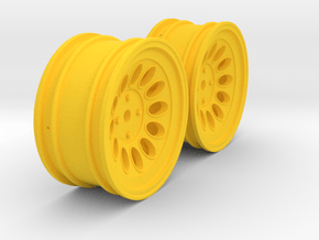 Wheels - 26mm Touring - Alfa 2000 GTAM +3mm Offset in Yellow Processed Versatile Plastic
