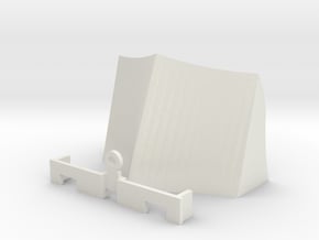 OO / HO Snowplough Type 2 Size 3 in White Natural Versatile Plastic
