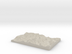 Model of Les Grandes Otanes in Natural Sandstone