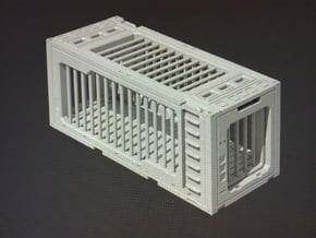 TT Saur Cage Container in Tan Fine Detail Plastic