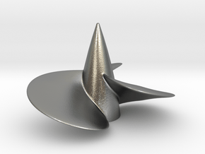 Single left hand ship propeller f. Bismarck/Tirpi in Natural Silver