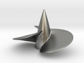 Single right hand ship propeller f. Bismarck/Tirpi in Natural Silver