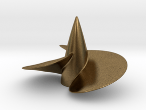 Single right hand ship propeller f. Bismarck/Tirpi in Natural Bronze
