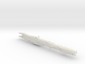 1/10000 Spaceship for Macross Diorama in White Natural Versatile Plastic