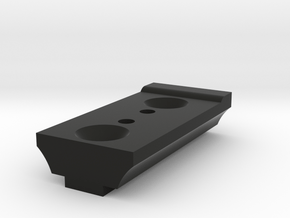 MC3 KMD-FR01 Tri-Damper t-plate holder  in Black Natural Versatile Plastic
