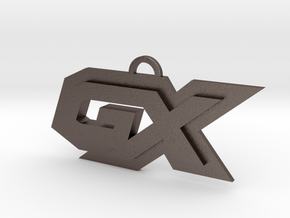 GX symbol in Polished Bronzed Silver Steel