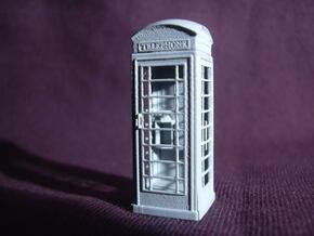 K6 Telephone Box (kiosk) - OO scale (1:76) in Smooth Fine Detail Plastic