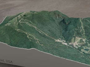 Mt. Mansfield, Vermont, USA, 1:25000 Explorer in Full Color Sandstone