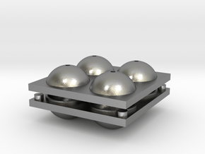 Sphere Mold Tray in Natural Silver