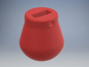 1-87 - 2500KG Wrecking ball Peer Shape in Tan Fine Detail Plastic