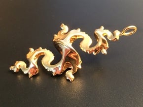 Dragon Pendant 5cm in 18K Gold Plated
