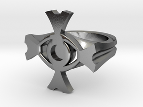 Ceridenkreuz ring in Polished Silver: 5.5 / 50.25