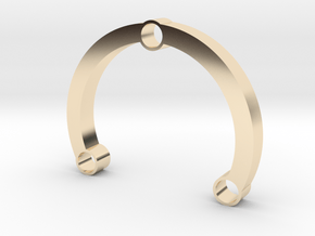 R-type 66 Round in 14k Gold Plated Brass