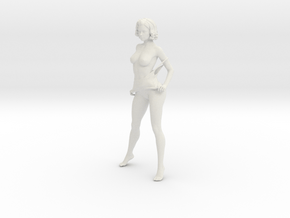 Seductive posture 001 in White Natural Versatile Plastic: 1:10